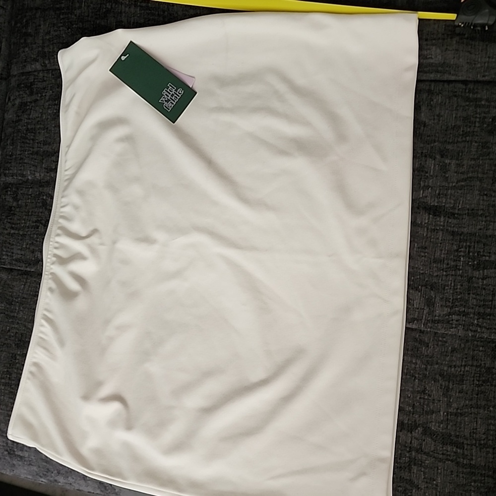Cream  SKIRT WILD fable L Lots Of Streach